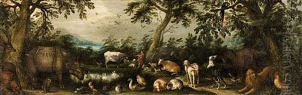 Orpheus Among The Animals - view 1