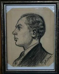 Portrait D'homme by Germaine Bouret