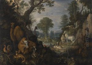 Orpheus Charming The Animals by Roelandt Savery