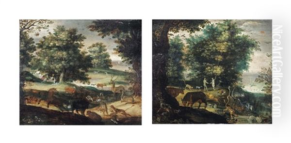 The Creation Of Eve; And Adam And Eve In Paradise (pair) - view 1
