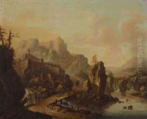 Felsige Flusslandschaft by Roelandt Savery