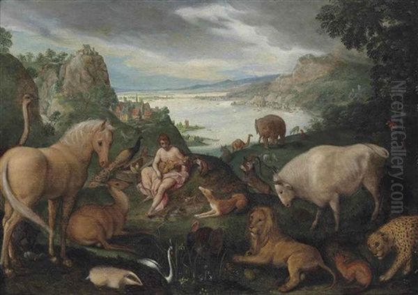 Orpheus Charming The Animals - view 1