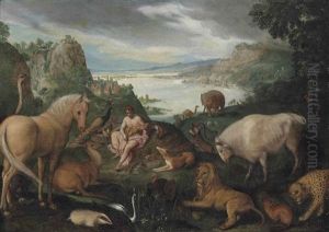 Orpheus Charming The Animals by Roelandt Savery