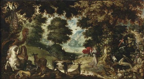 God Creating The Creatures And Mankind - view 1