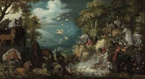 Orpheus Charming The Animals by Roelandt Savery