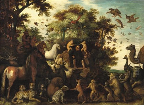 Aesopus And The Animals In A Landscape - view 1