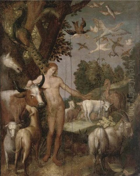 The Naming Of The Animals In The Garden Of Eden - view 1