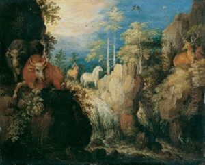 Paradieslandschaft by Roelandt Savery