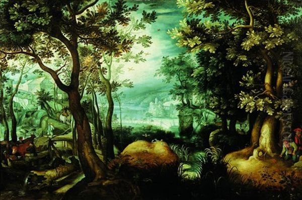 Chasseurs En Embuscade Dans Un Vaste Paysage Boise - view 1