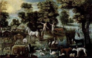 Paradieslandschaft by Roelandt Savery
