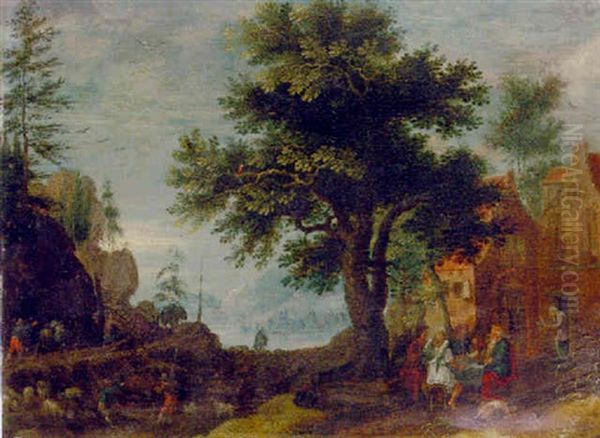 Abraham And The Angels - view 1