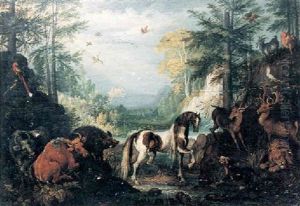 Le Paradis Terrestre by Roelandt Savery
