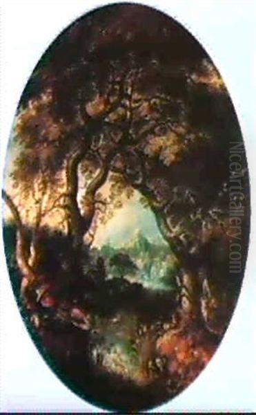 A River Landscape With Hunters - view 1