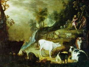 Orpheus Charming The Animals by Roelandt Savery