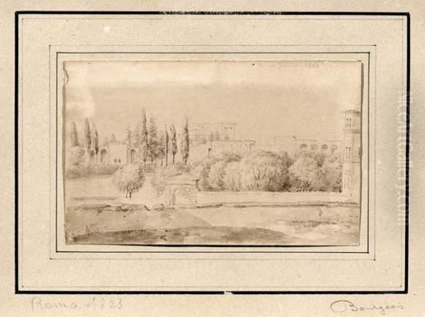 Vue Imaginaire Du Pincio A Rome - view 1