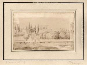 Vue Imaginaire Du Pincio A Rome