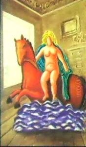 Cavallerizza, 1931 by Alberto Savinio