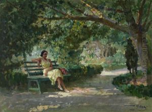 Girl On A Bench