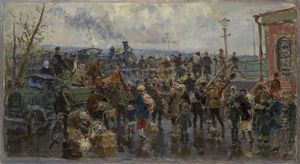 Leaving For The Front
