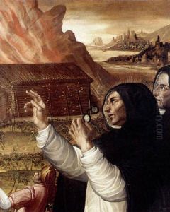 Un Bienheureux Domincain Arretant Miraculeusement L'incendie D'un Vendangeoir Un Bienheureux Domincain Arretant Miraculeusement L'incendie D'un Vendangeoir