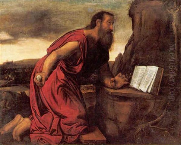 The Pentinent Saint Jerome - view 1