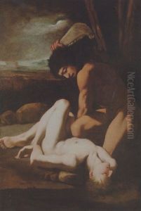 Cain Slaying Abel by Emilio Savonanzi