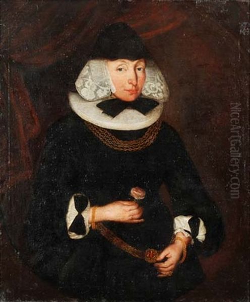Portrait Der Anna Maria Schalch, Geborene Seiller - view 1