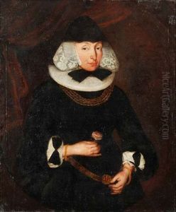 Portrait Der Anna Maria Schalch, Geborene Seiller by Daniel de Savoye