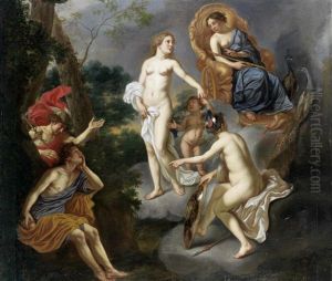 The Judgment Of Paris by Carel van Savoyen