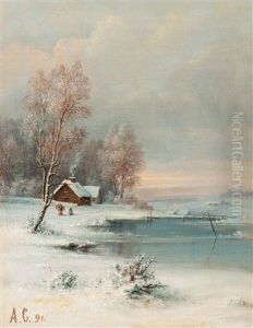 Coast During Winter by Aleksei Kondratevich Savrasov
