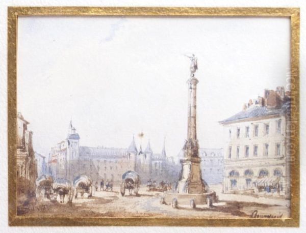 Paris, La Place Du Chtelet - view 1