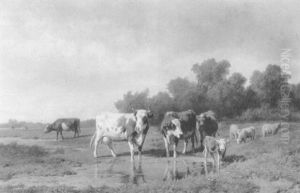A Quiet Pasture by Hendrik Savry