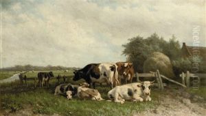 Cows In A Polder Landscape