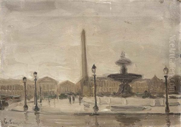 Place De La Concorde (+ Bois De Bologne; 2 Works) - view 1