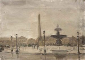 Place De La Concorde (+ Bois De Bologne; 2 Works) by Charles Sayers