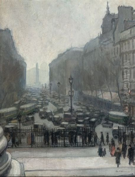 View Of The Place De La Concorde From The Madeleine, Paris - view 1
