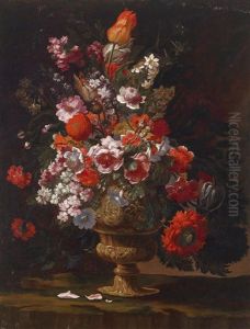 Blumen In Einer Vase Blumen In Einer Vase