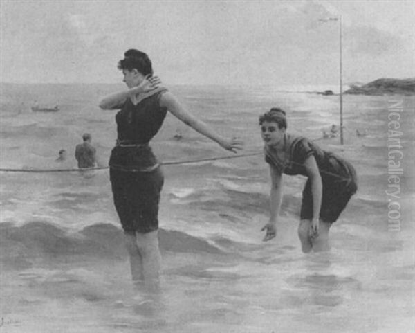 Baigneuses A La Plage - view 1