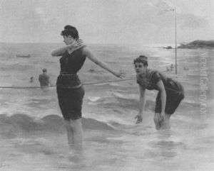Baigneuses A La Plage