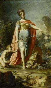 Allegorie Des Sieges Der Vernunft Uber Die Starke by Pietro Scalvini