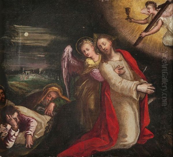 Jesus Betet Im Garten Gethsemane - view 1