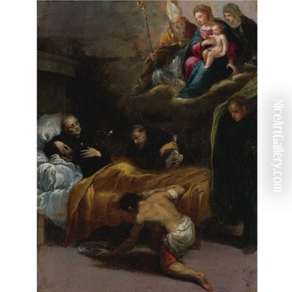 Death Of Saint Dominic With The Virgin And Other Saints - view 1
