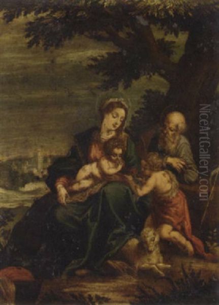 The Holy Family With The Infant Saint John The Baptist - view 1