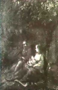 Die Ruhe Auf Der Flucht by Ippolito Scarsella (see Scarsellino)