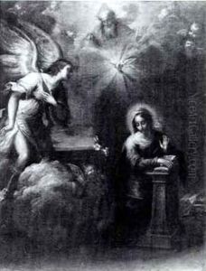 The Annunciation by Ippolito Scarsella (see Scarsellino)