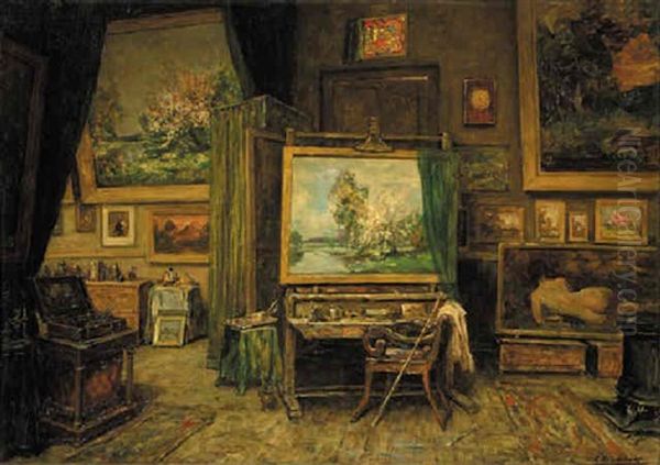 Atelier Op Villa Nova - The Interior Of The Artist's Studio - view 1