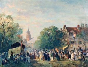 Feestmarkt Te Scheveningen by Hendrik Schaap