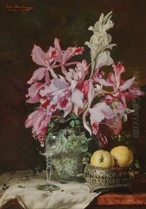 Still Life With Iris And Gladioli Still Life With Iris And Gladioli