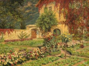 Prachtig Bluhender Garten by Wilhelm M. Schacht