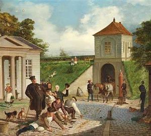 Kobenhavnsk Genrescene (kastellet?) Kobenhavnsk Genrescene (kastellet?)
